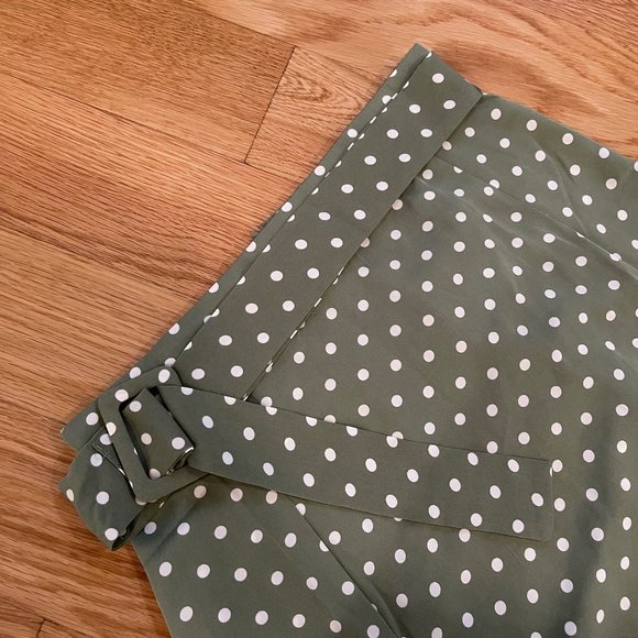 Glamaker Polka Dot Skirt With Split Women's Large - Picture 4 of 4